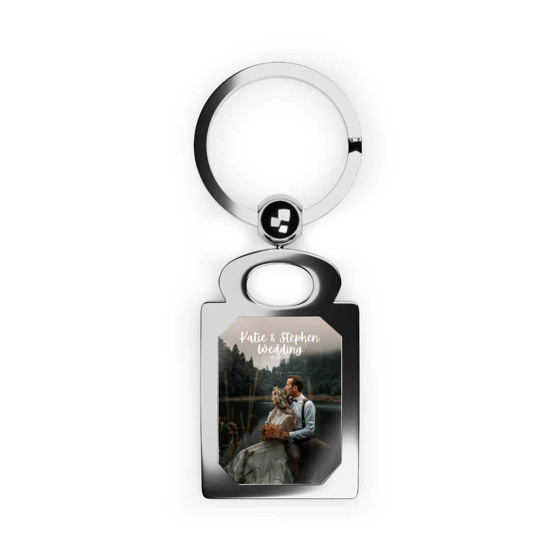 Rectangle Photo Keyring